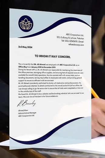 How to Make Experience Certificate | Experience Letter Format