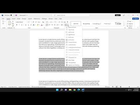 How to Do a Top Border on Microsoft Word [Tutorial]