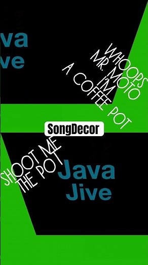 Java Jive - The Manhattan Transfer (SongDecor)