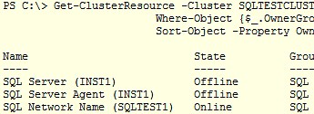 Monitor a SQL Server Cluster using PowerShell