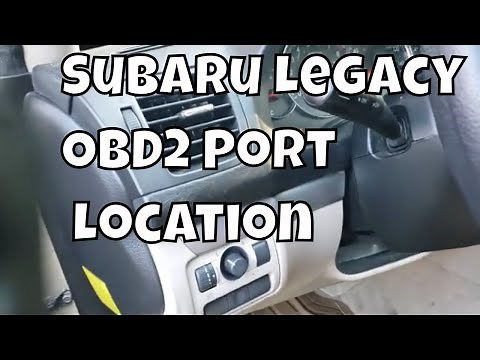 Subaru OBD2 Port location