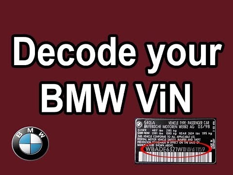 How to Decode BMW ViN