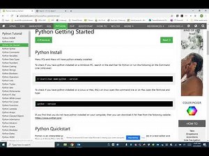Python w3schools python tutorial Part 01