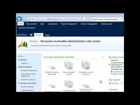 Microsoft Dynamics AX - Intro to AX and Enterprise Portal Tutorial