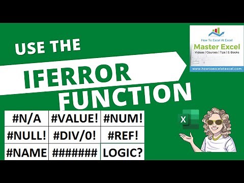 How To Use The IFERROR Function In Excel
