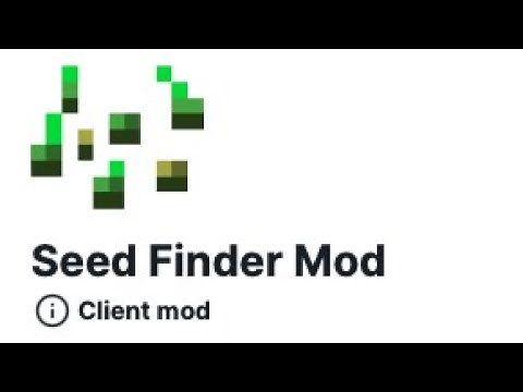 Seed Finder Mod for Minecraft Java