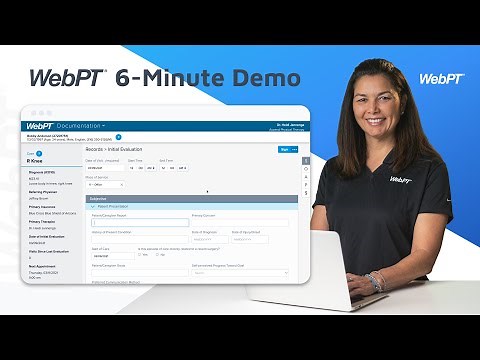 WebPT 6 Minute Demo 2021 | Physical Therapy Software Demo