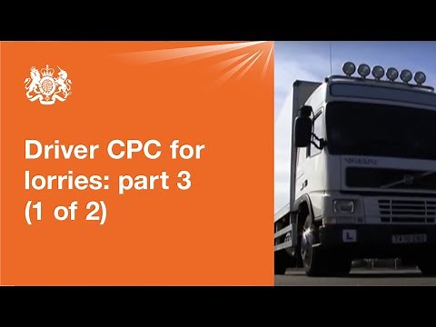 Driver CPC for lorries: part 3 - driving test (1 of 2)