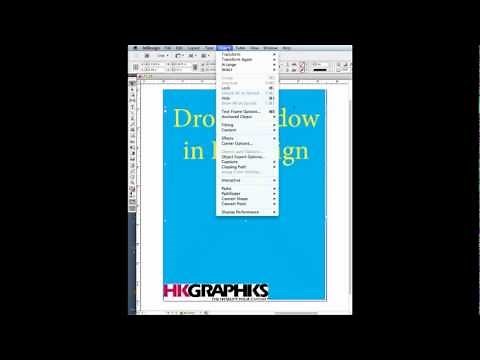 How to Add a Drop Shadow in InDesign