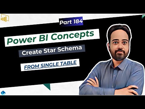 Create a Star Schema from a Single Table Using Power Query | Power BI full Modelling Tutorial