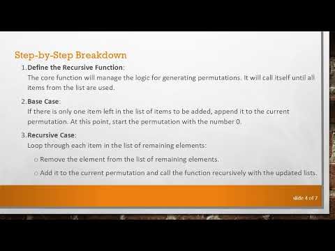 Generating All Permutations in Python Using Recursion