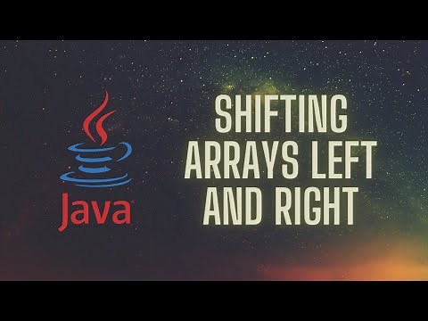 Shifting Arrays Left and Right with Java