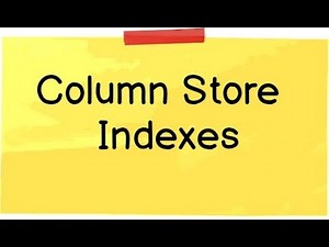 Columnstore index in sql server (tutorial)