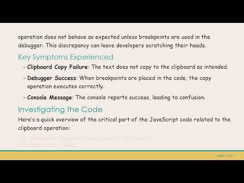 Solving the Clipboard Copying Issues in JavaScript on Microsoft Edge