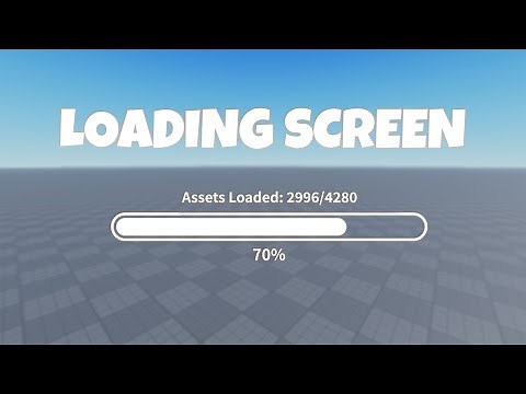 How to Make A LOADING SCREEN in ROBLOX