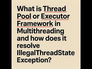 Executor Framework in Multithreading in Java: How Thread Pools Work-Complete Guide #multithreading