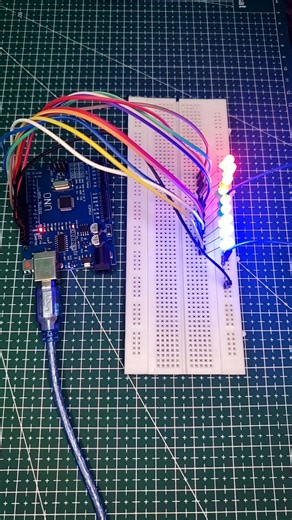 led chaser || arduno project || #shorts #viral