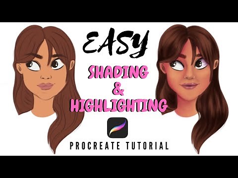 Easy Procreate Shading And Highlighting Tutorial | Procreate Tutorial | Ipad Shading Tutorial