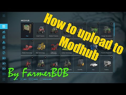 How to Upload your Map/Mod to Modhub, the whole process!