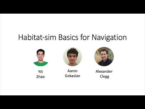 3. Habitat-sim Basics for Navigation