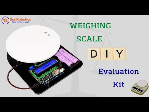 Weighing Scale DIY Evaluation Kit 20KG Loadcell Sensor(HX711) Arduino IDE Compatible Battery operate