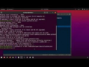 How to install python3.8 virtual environment | create venv | activate venv on Ubuntu 20.04