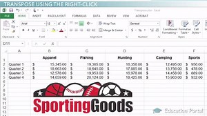 How to Transpose Columns & Rows in Excel