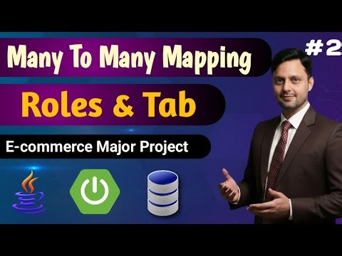 #5 -- JPA Relationships ManyToMany | Spring Boot Project: CRUD #ecommerceproject #springbootproject