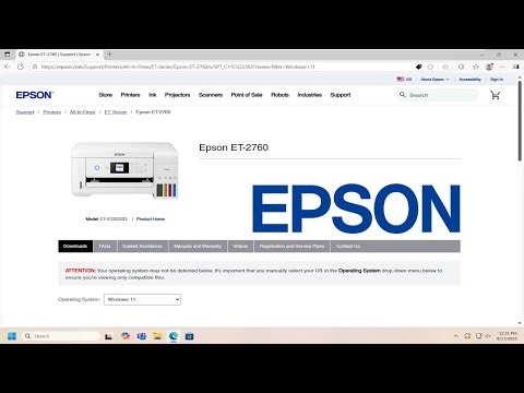How To Install and Setup Epson EcoTank ET-2760 Printer [Guide]