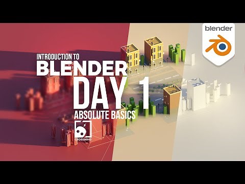 Blender Day 1 - Absolute Basics - Introduction Series for Beginners ( 2025 Compatible)