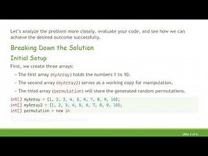 Mastering Arrays in Java: Generate Random Permutations Effortlessly
