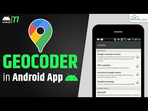 How to use Geocoder Class in Android App? | Android Studio Tutorial