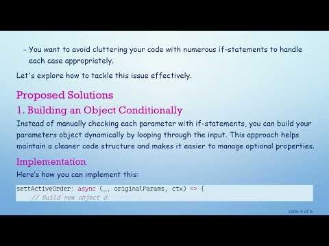 How to Optionally Pass Variables in JavaScript Without Headaches