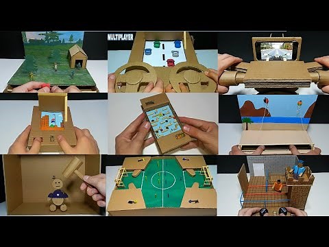 20 INCRÍVEIS JOGOS DE PAPELÃO FEITOS EM CASA