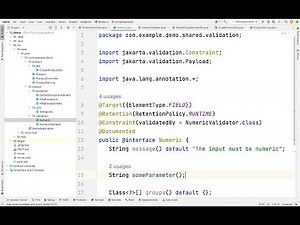 Spring Boot Custom Validation Annotation (with parameters)