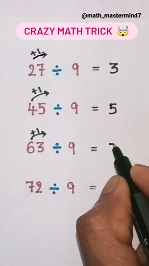 Crazy Math Trick 🤯 #mathmemes #mathhacks #mathtricks #division #divisiontricks #math #mathematics #study #tricks #mathisfun #crazy #crazytrick #newtricks | Math Master Mind