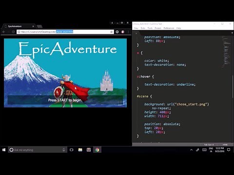 LearnHow: Make a CYOA Game using HTML & CSS