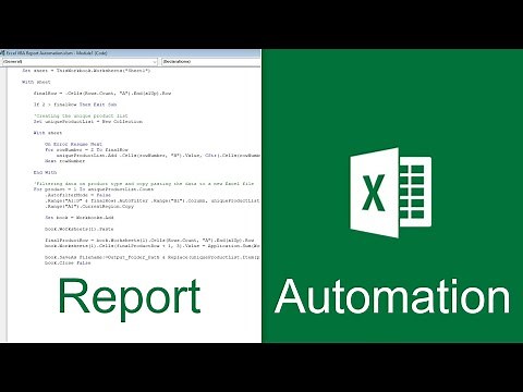 Excel VBA Report Automation