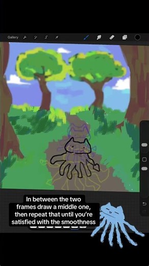 How to animate on procreate