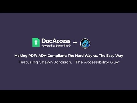 Making PDFs ADA-Compliant: The Hard Way vs. The Easy Way
