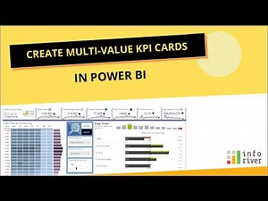 Create multi-value KPI cards in Power BI