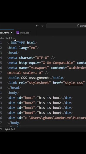 how to create Box ☑️ in html .#coding #python #programming #dailyvlog