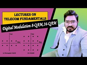 Digital Modulation Techniques ( 8QAM & 16QAM) LEC 5 by Yogesh Gahlawat. Telecom fundamentals.