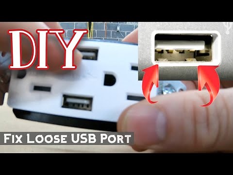 How to fix a loose USB port - easy DIY