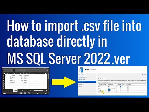 How to import flat file/CSV file in database in Microsoft SQL server Management Studio?