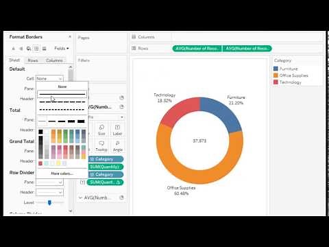 Mini Tableau Tutorial: Donut Chart
