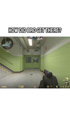 How did bro get there? #funny #cs2