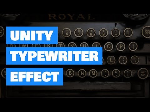 Unity Typewriter Effect