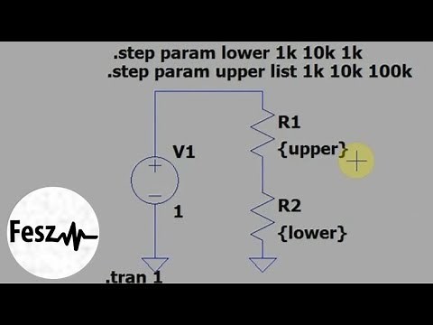 LTspice tutorial - EP3 .param and .step directives