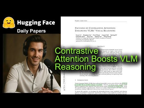 Contrastive Attention Boosts VLM Reasoning